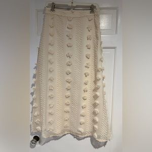 Bohme cream skirt S. NWT